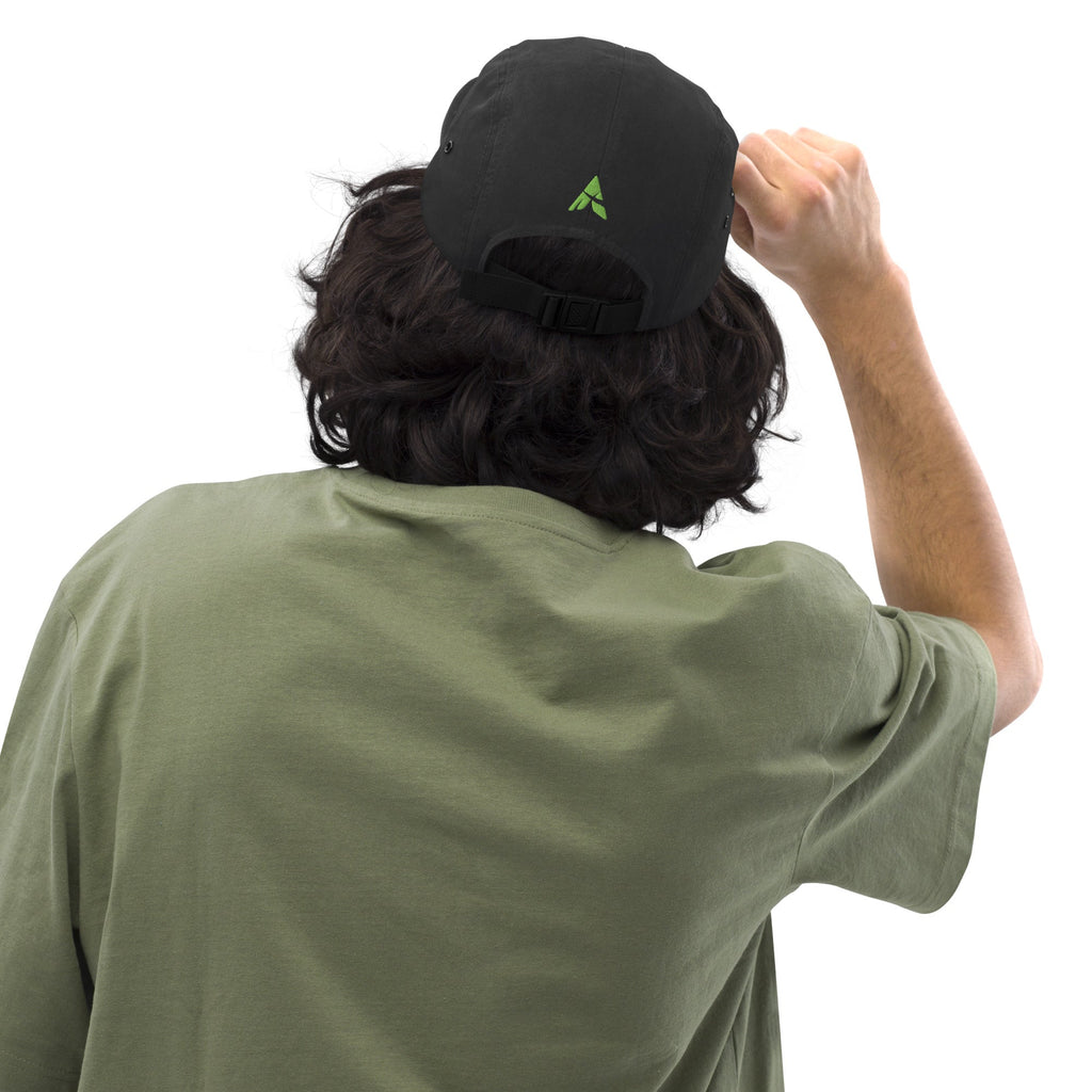 SahlessDoMore Five Panel Cap lightweight 100% cotton low profile with nylon strap closure