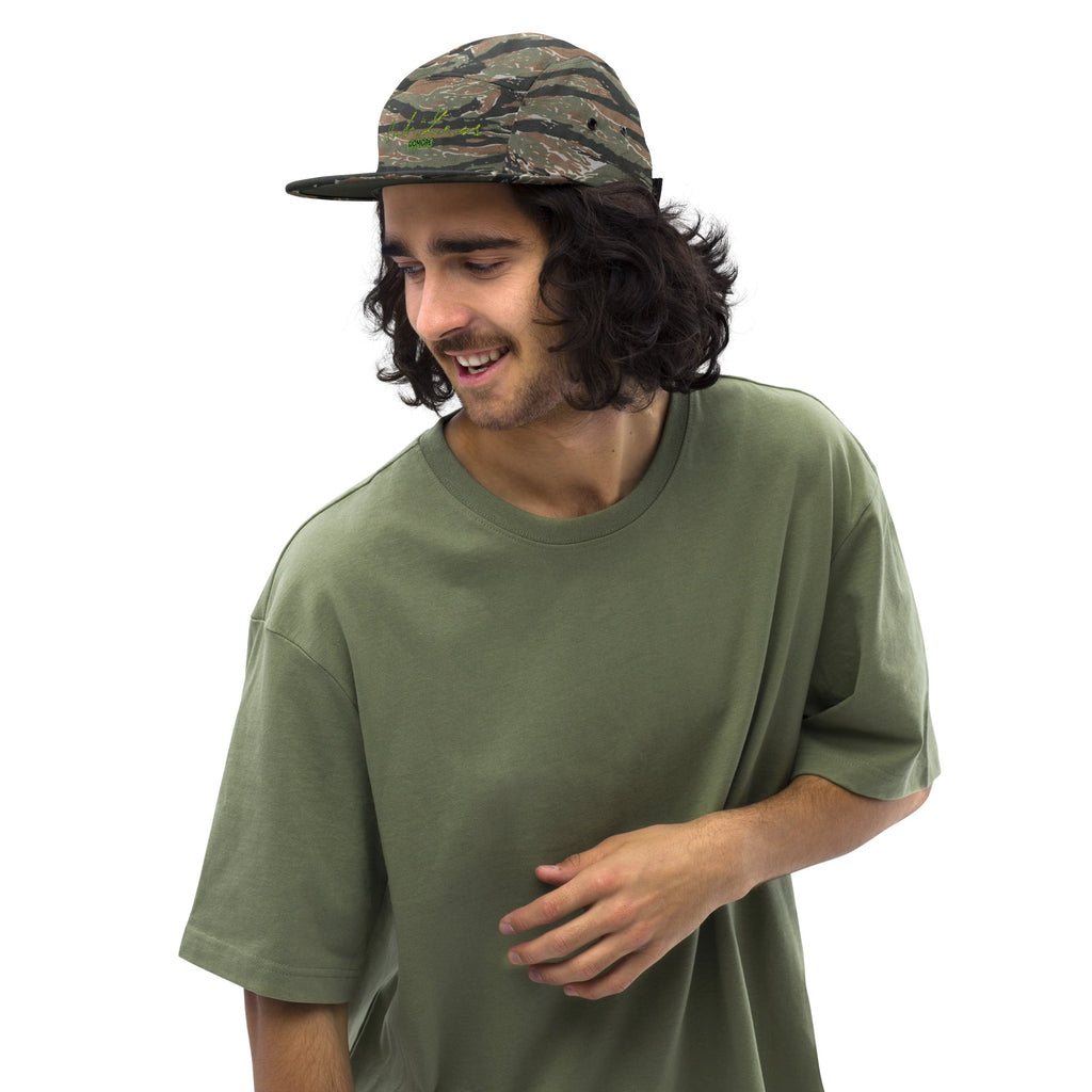 SahlessDoMore Five Panel Cap lightweight cotton casual hat with nylon strap closure