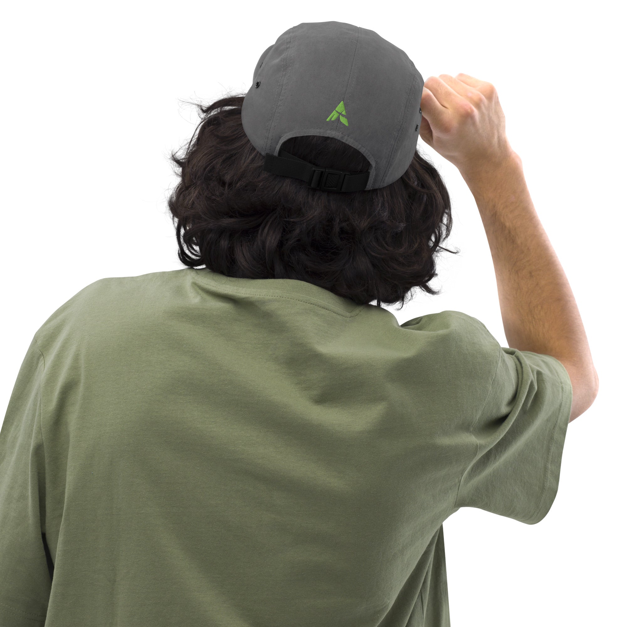 SahlessDoMore Five Panel Cap lightweight cotton low profile with nylon strap closure