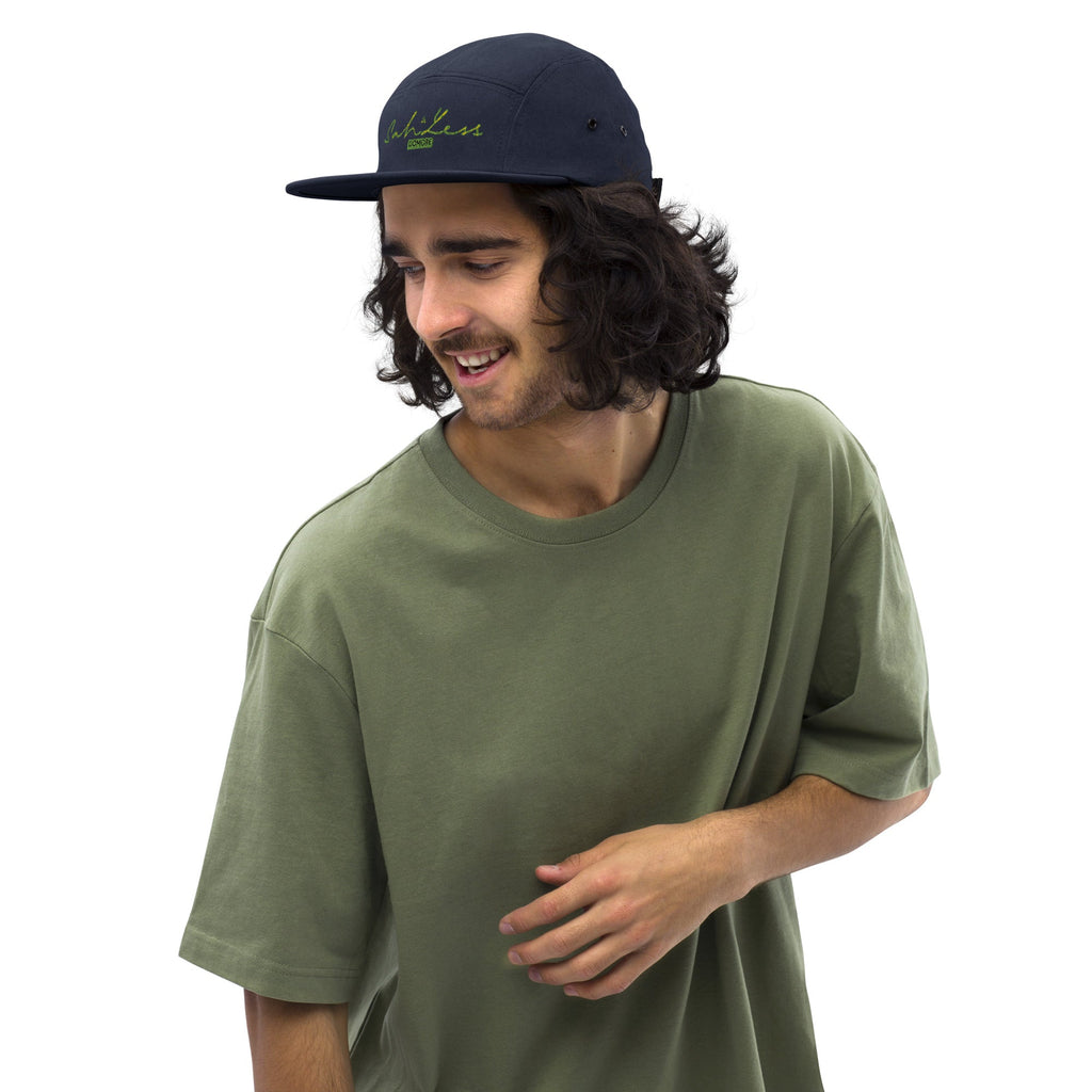 SahlessDoMore Five Panel Cap lightweight cotton five-panel hat with nylon strap closure