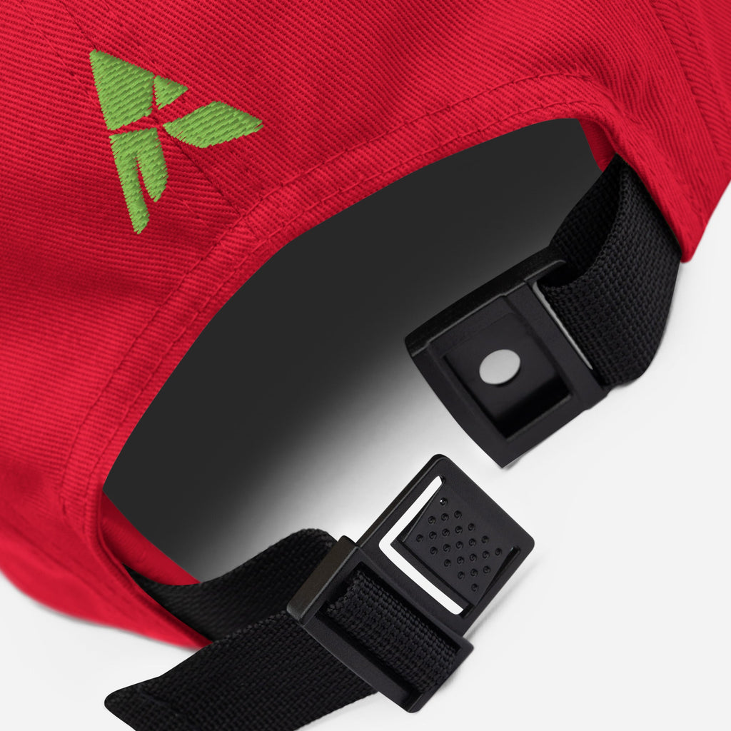 SahlessDoMore Five Panel Cap lightweight cotton low profile with nylon strap closure