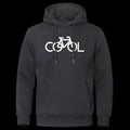 Black Cool Vibes Hoodie with bold DTG print, unisex premium cotton blend sweatshirt for casual wear