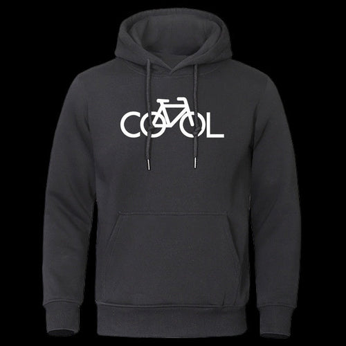 Black Cool Vibes Hoodie with bold DTG print, unisex premium cotton blend sweatshirt for casual wear