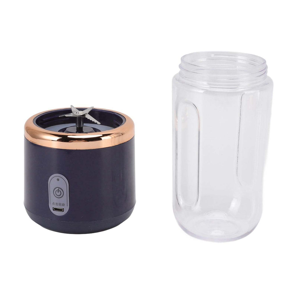Cordless Portable Blender Bottle with Lid, USB Rechargeable, Compact Design