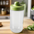 Cordless portable blender with lid and USB cable, ideal for smoothies on the go.