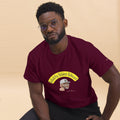 Unisex classic cotton tee Vitality-Vision-Vibrant with sharp lines and streetwear style