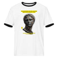 Lightweight Self-Statue Tee with retro contrast trims in relaxed fit cotton