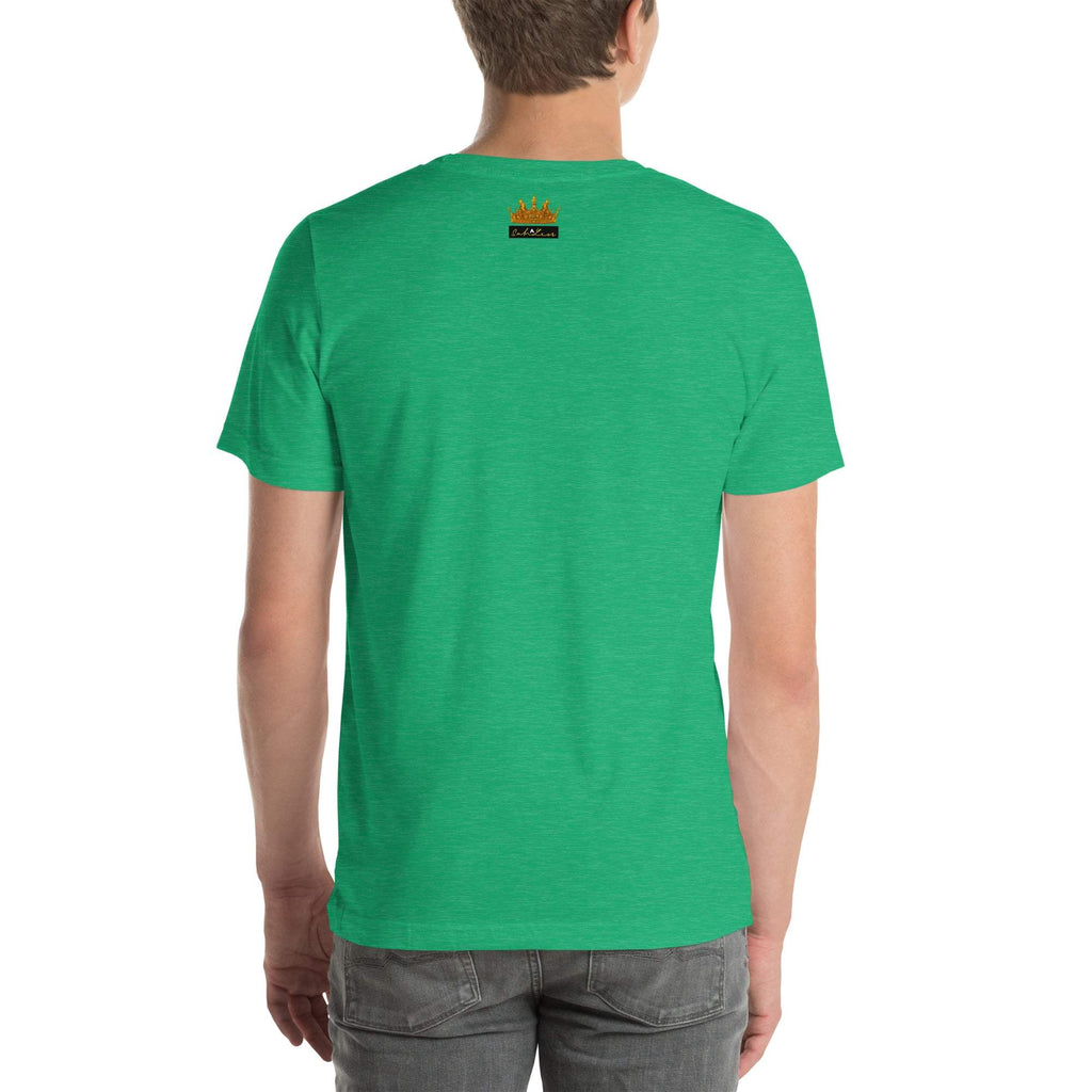 Black "Sah it with Action" graphic unisex T-shirt by Sahless, super soft and stretchy.