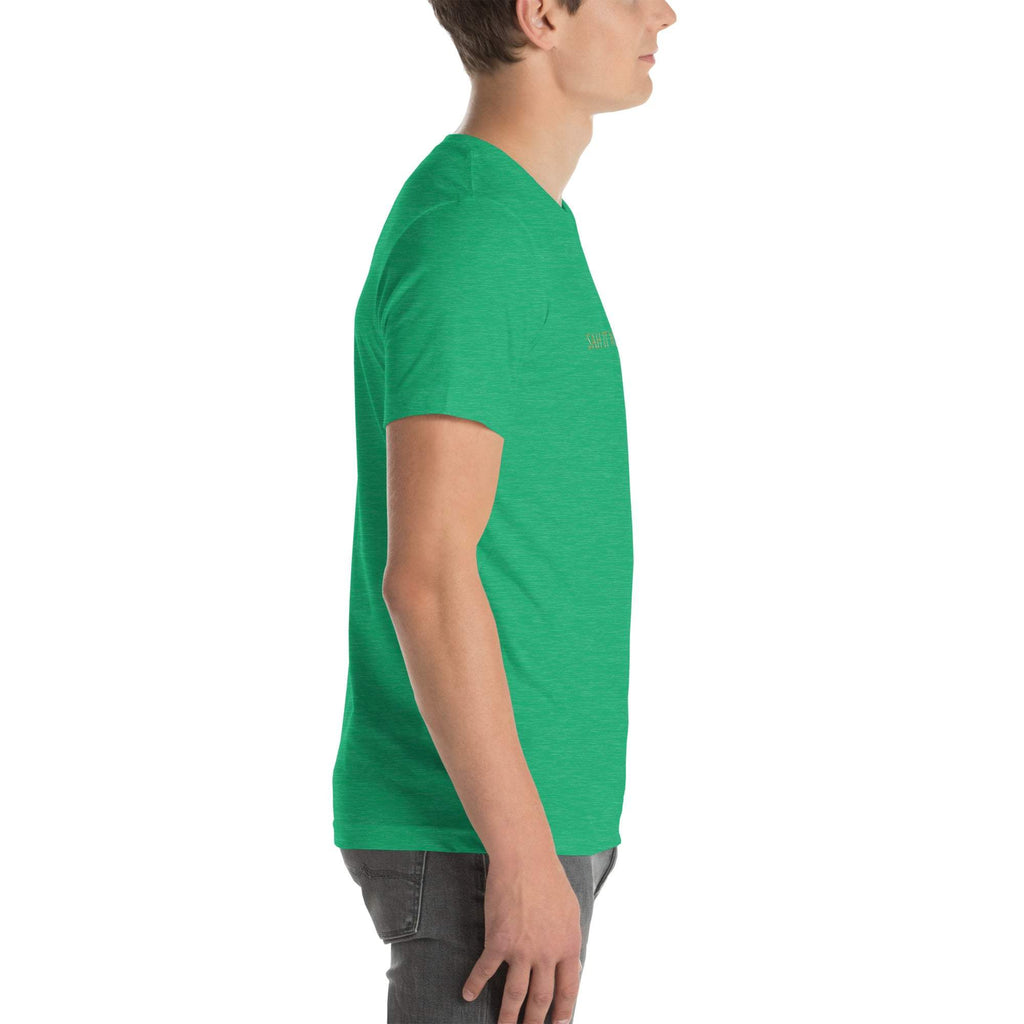 Black 'Sah it with Action' graphic unisex T-shirt, soft and breathable cotton.