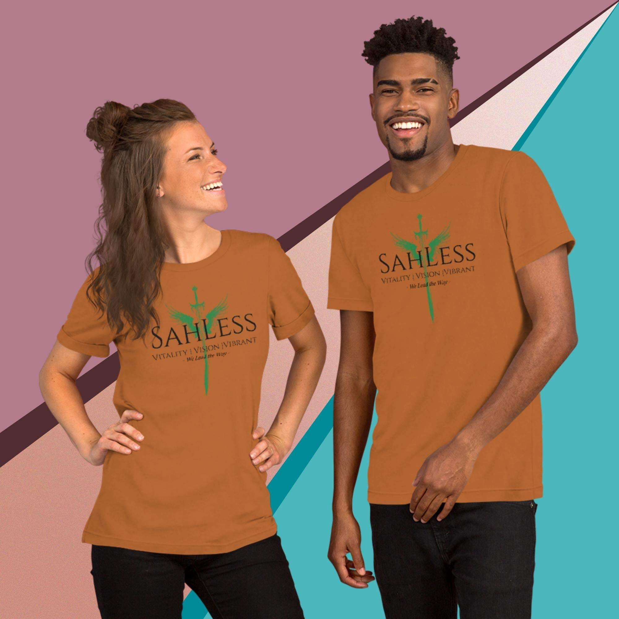SahLess Lead the Way unisex t-shirt, soft and lightweight, comfortable fit.
