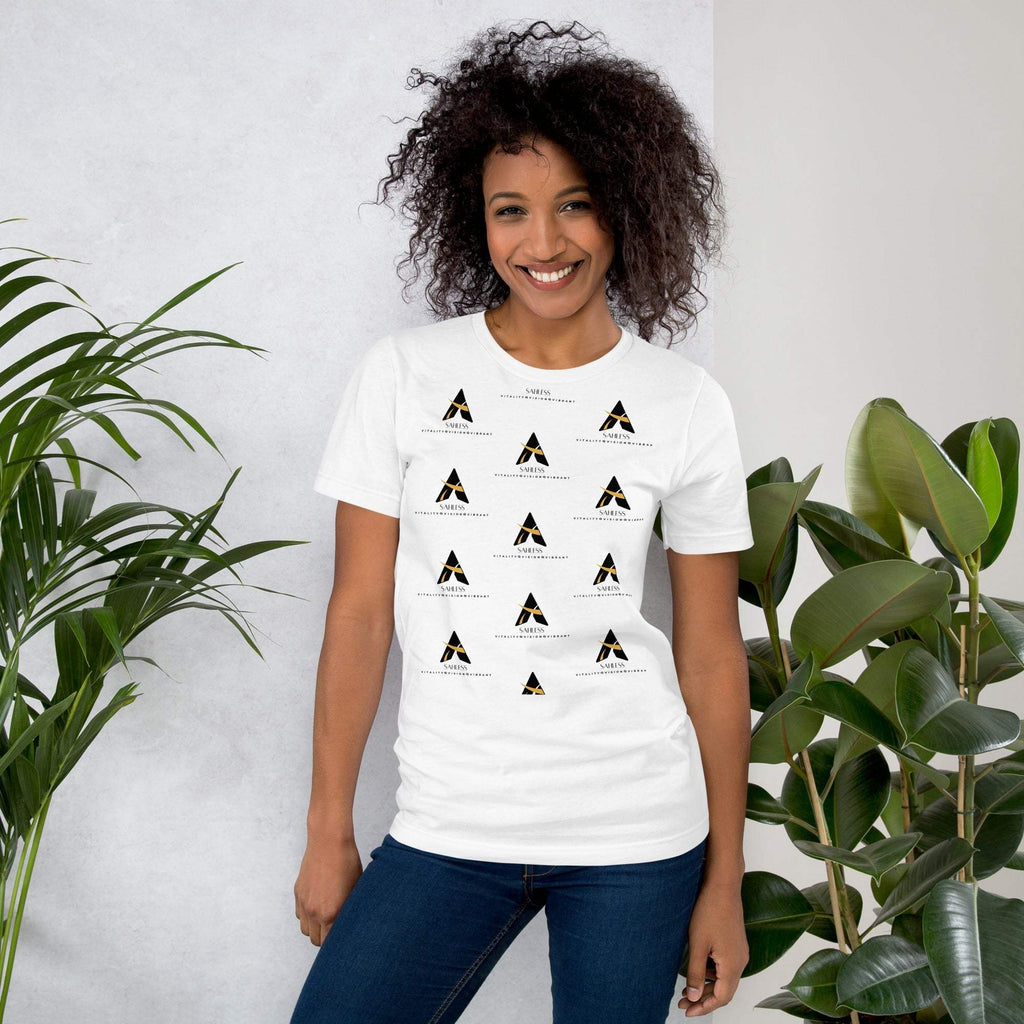 Unisex SahLess T-shirt in lightweight cotton, ideal for casual occasions.